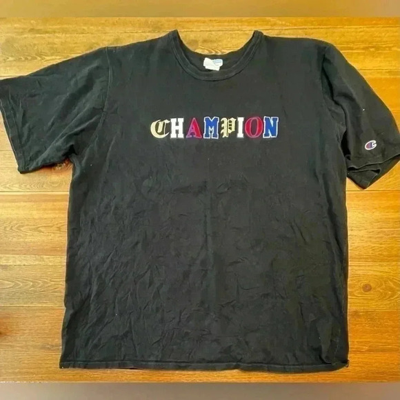 XXXL | Old School Champion T-Shirt - Short Sleeve | Puffy Letters - Picture 1 of 4